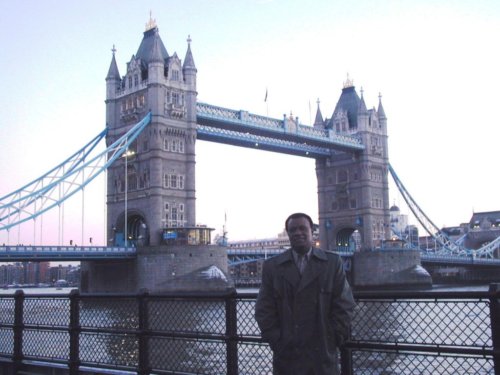 Dad at the London Bridge